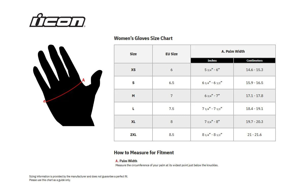 Icon Women's Anthem3™ Gloves - Black