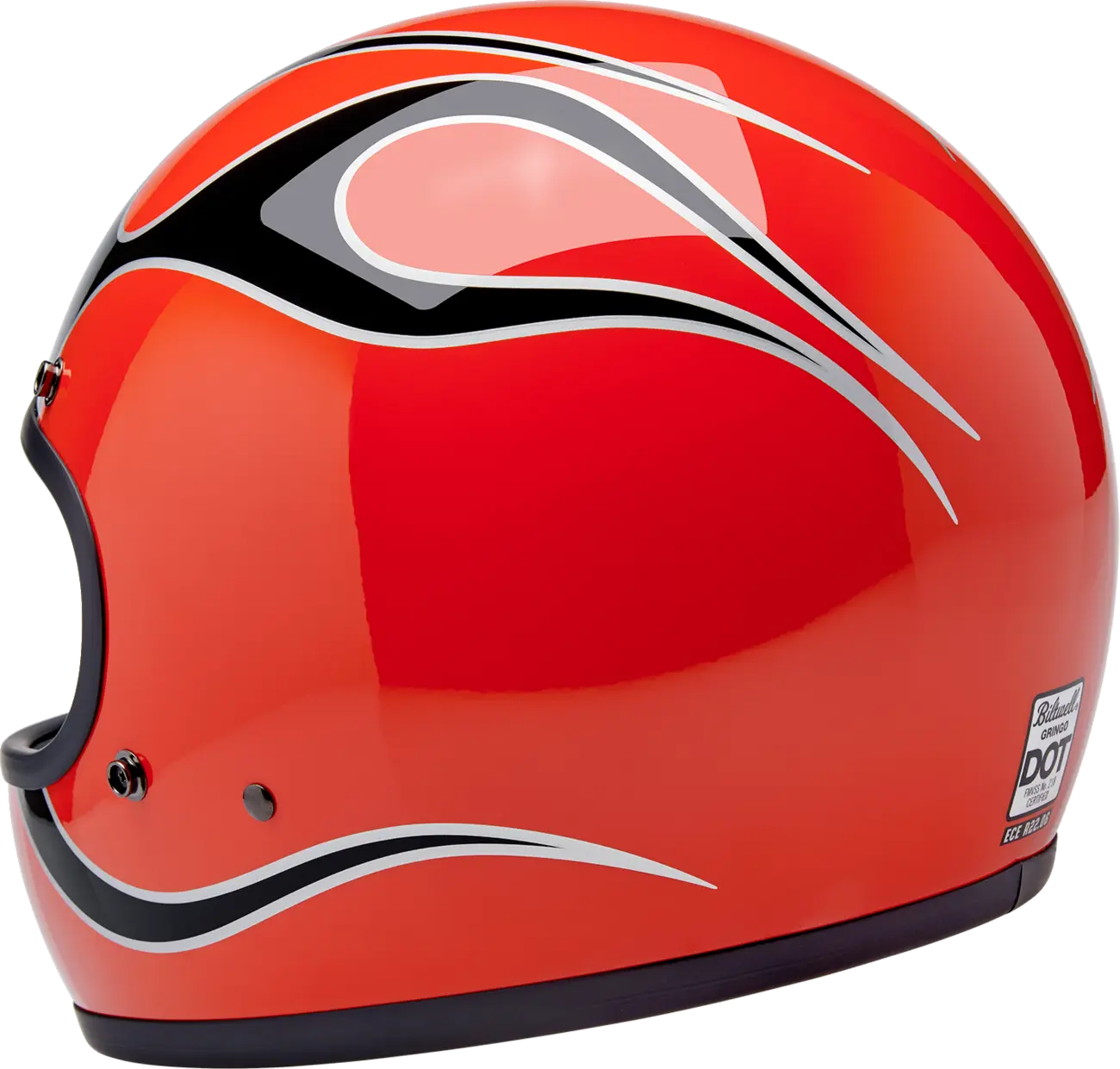 Biltwell Gringo Flames Helmet