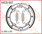 Trw Mcs907 Organic Brake Shoes Set (160mm)