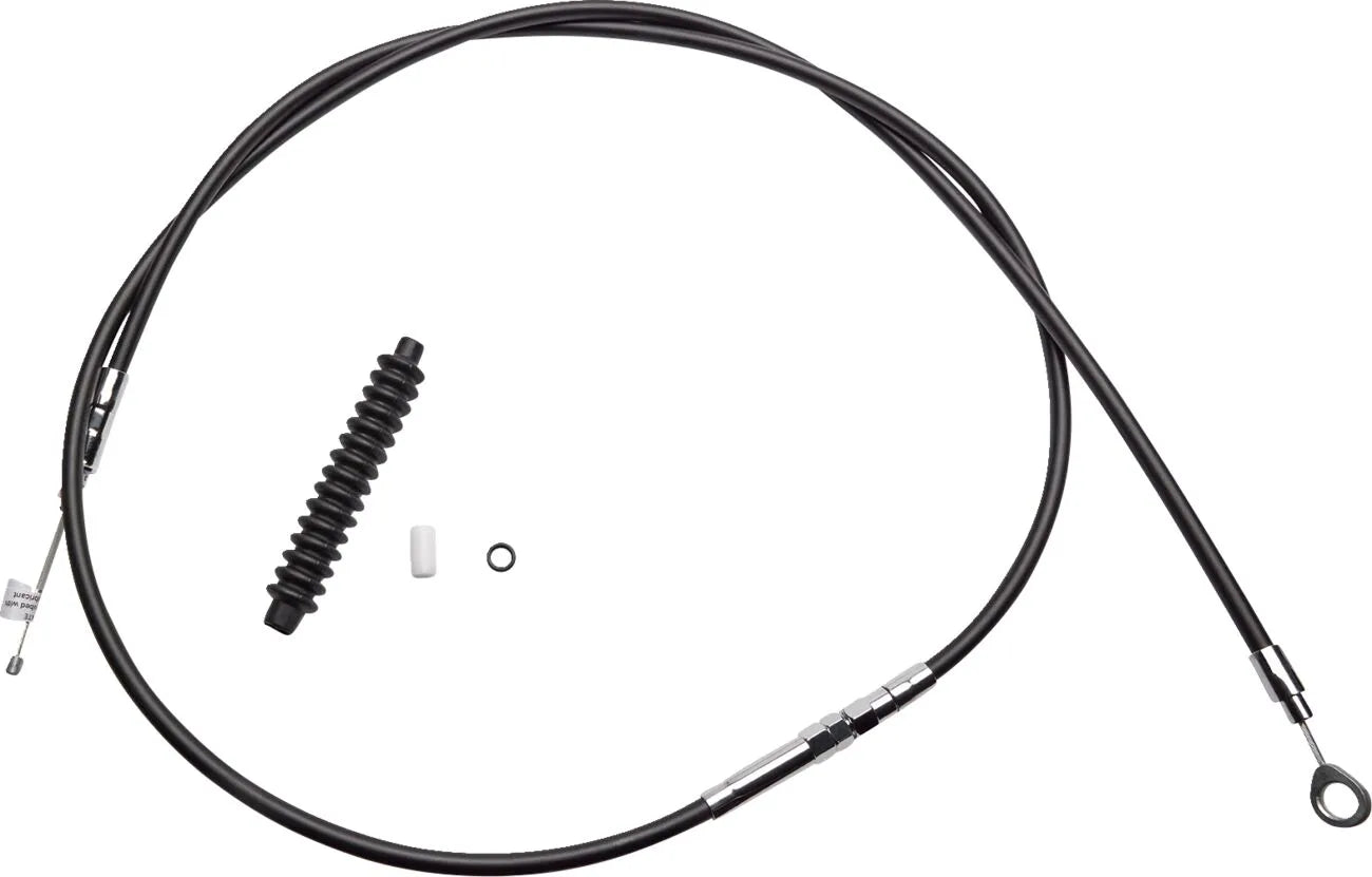Drag Specialties High-efficiency Clutch Cable - Black Vinyl