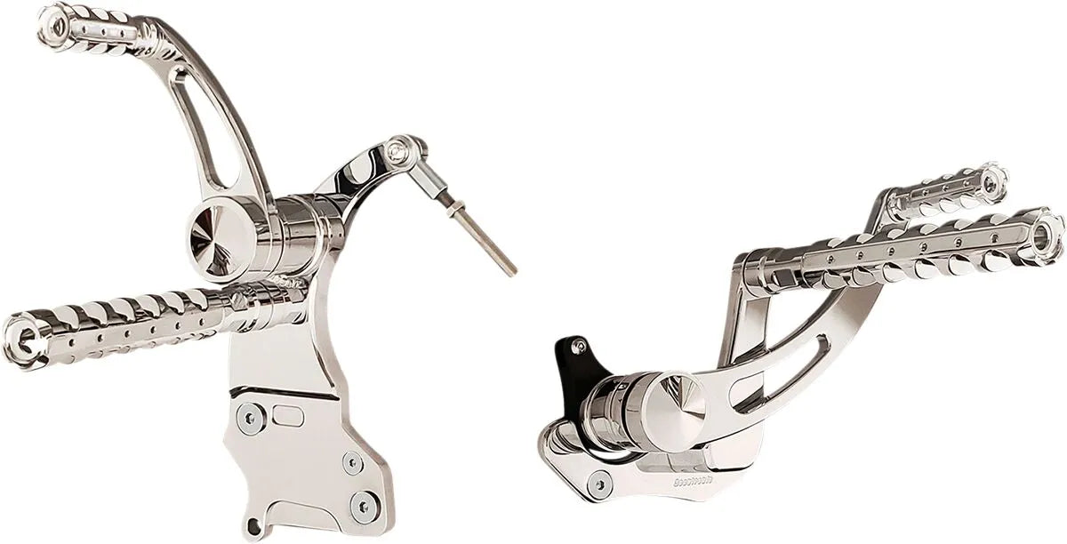 Accutronix Muzzle Brake Forward Controls - Chrome