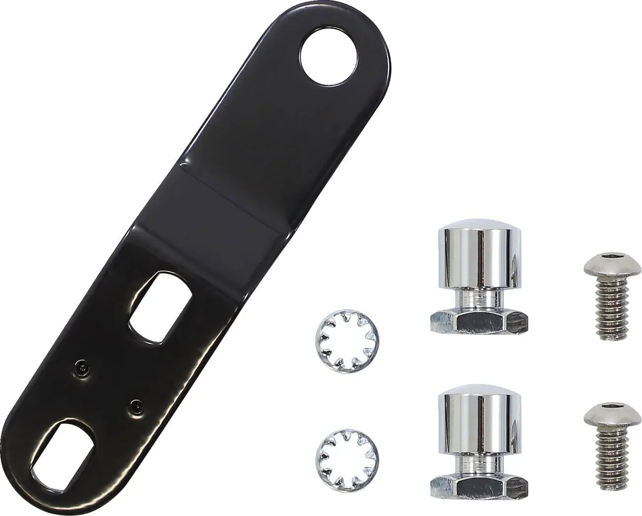 Le Pera Bare Bones Pillion Pad - Black Vinyl