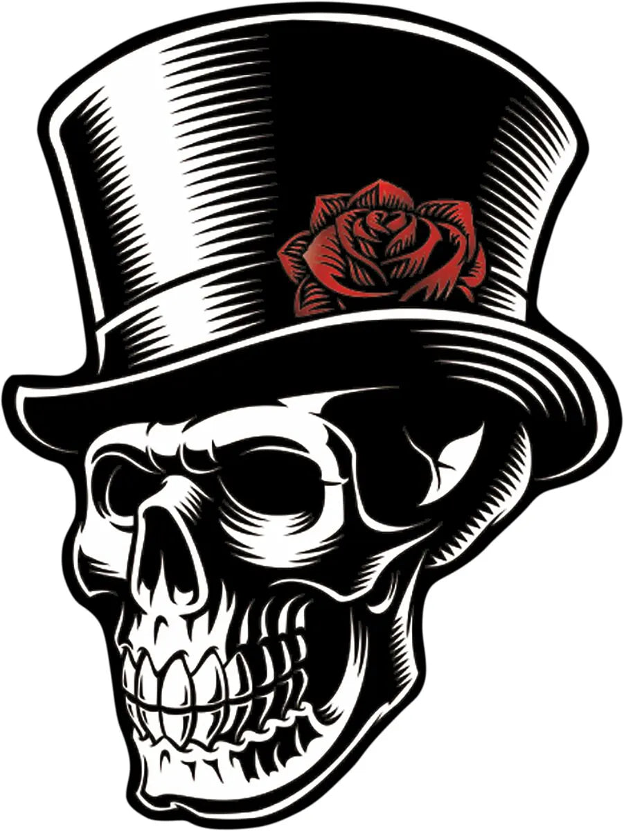 Onedesign Flat Label - Skull Graphic - Universal Fit