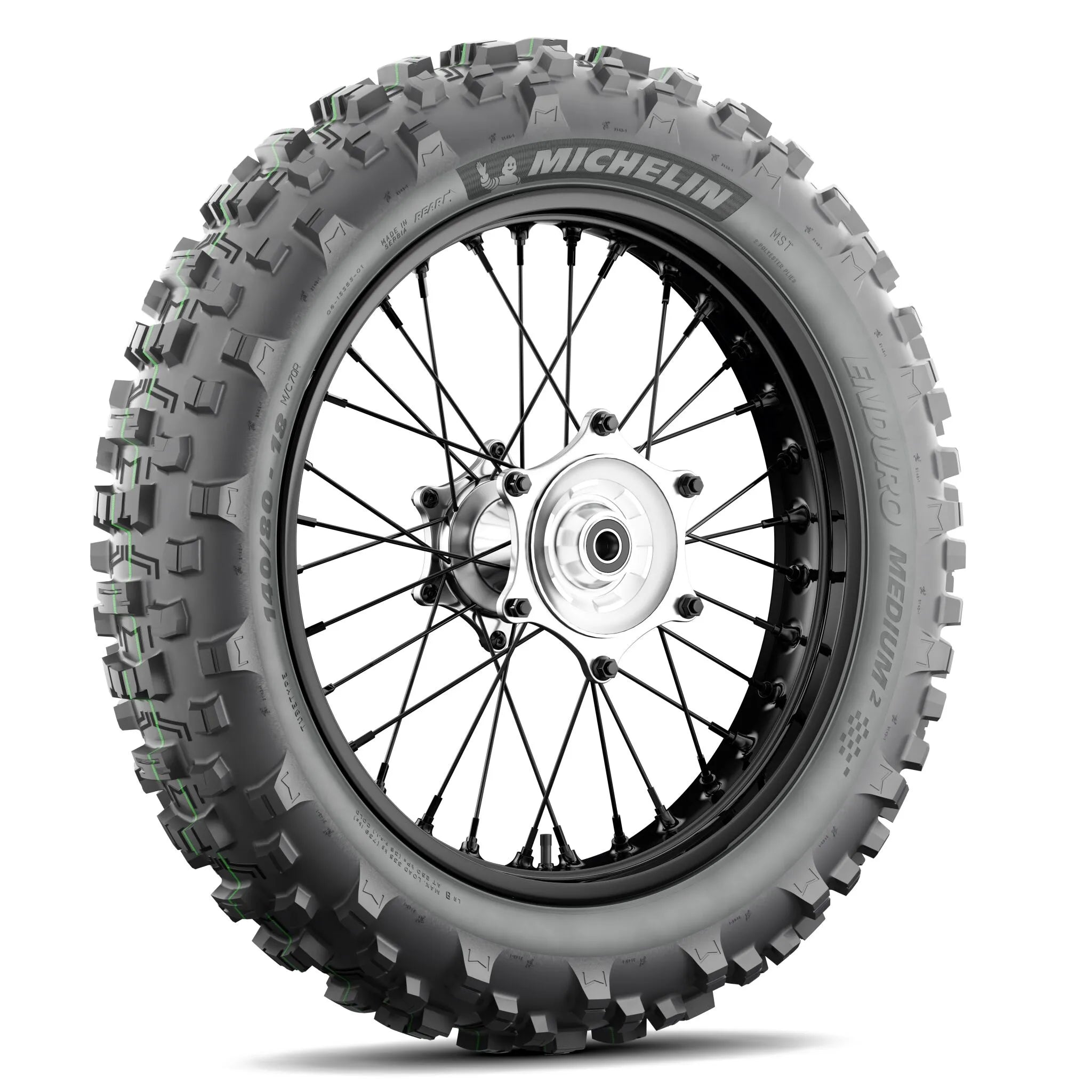 Michelin Enduro Medium 2 Tire - 120/90-18 Rear