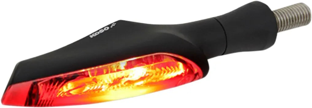 Koso North America Led Indicator - Black Matte