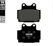 Galfer Semi-metallic Brake Pads For Oem Replacement