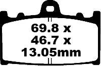 Ebc Tt Sport Carbon Fusion Brake Pads