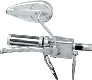 Drag Specialties Teardrop Mirror - Chrome Aluminum