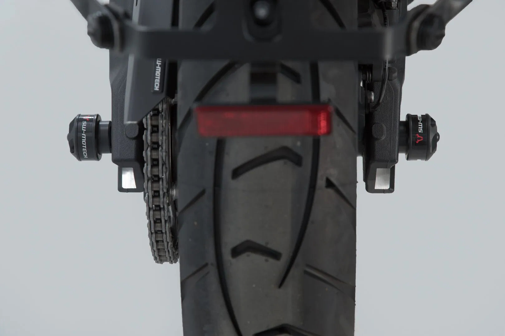 Sw-motech Rear Axle Slider Set For Motorcycle Swing Arm