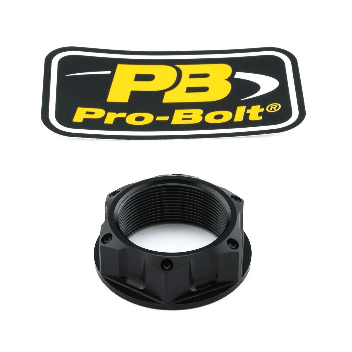 Pro Bolt Aluminium Top Yoke Nut - Black