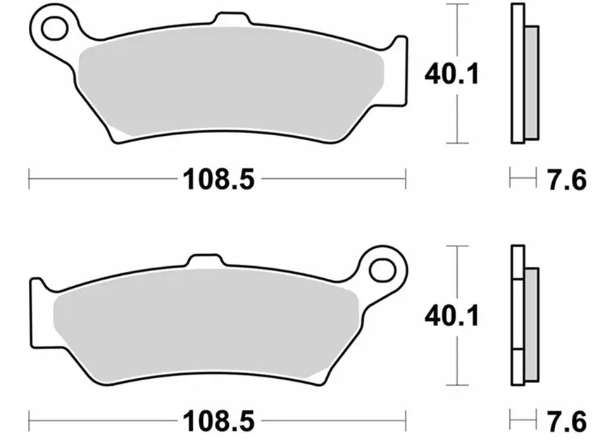 Sbs Ls Street Excel Sintered Rear Brake Pads