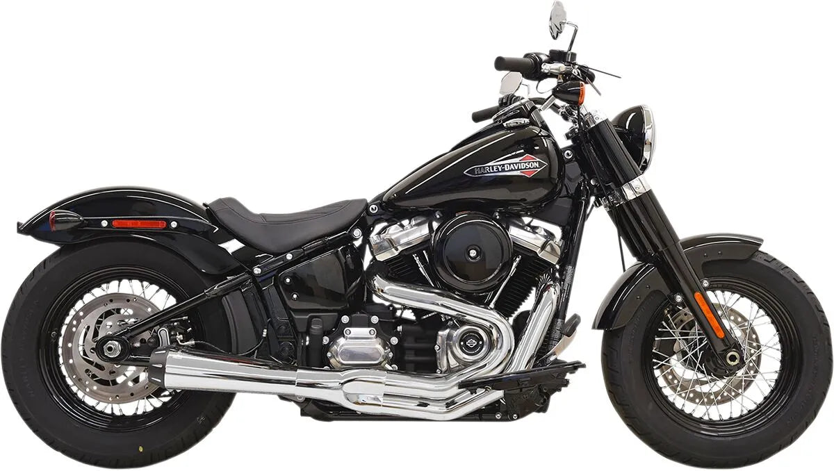 Bassani Xhaust 2-into-1 Road Rage Exhaust System - Chrome