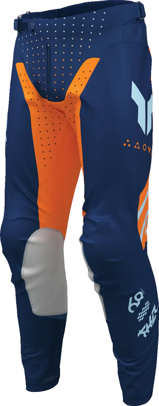 Thor Launchmode Futura Pants - Light Blue/Gray/Orange/Navy