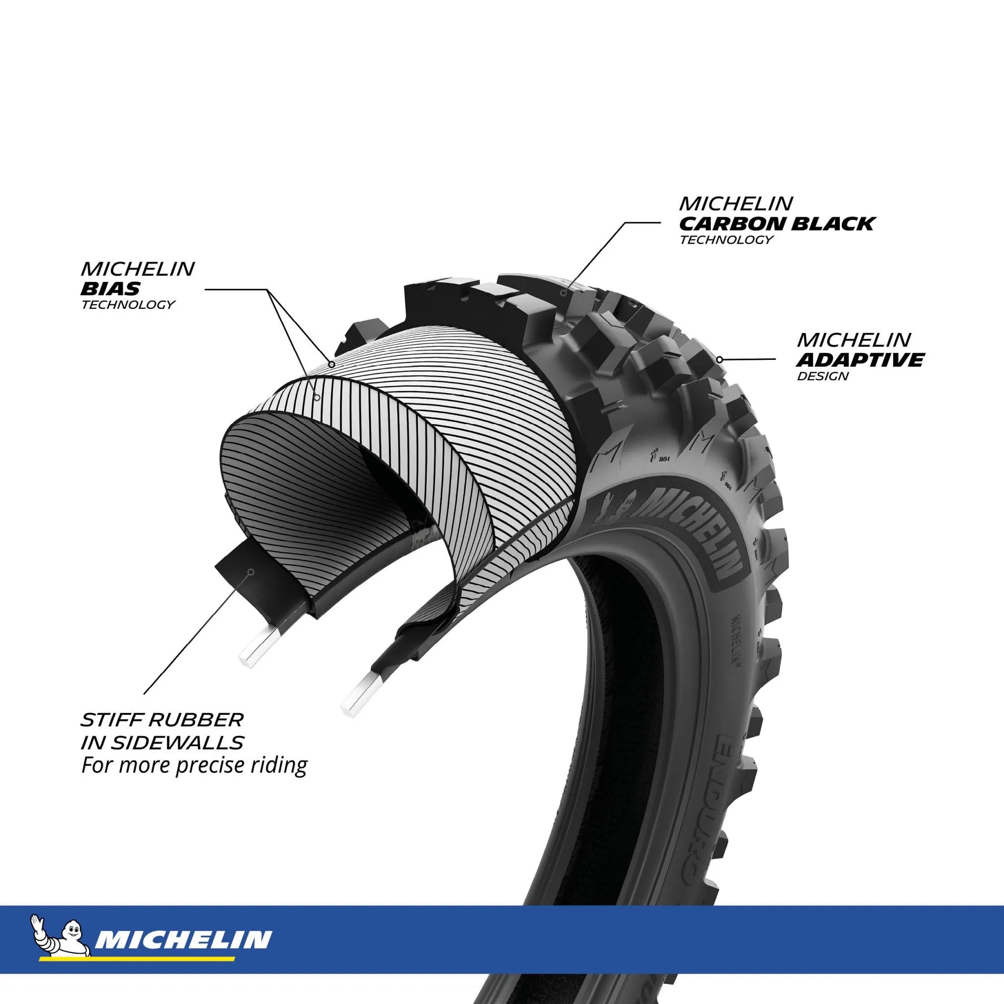 Michelin Enduro Medium 2 Tire - Front 90/100-21