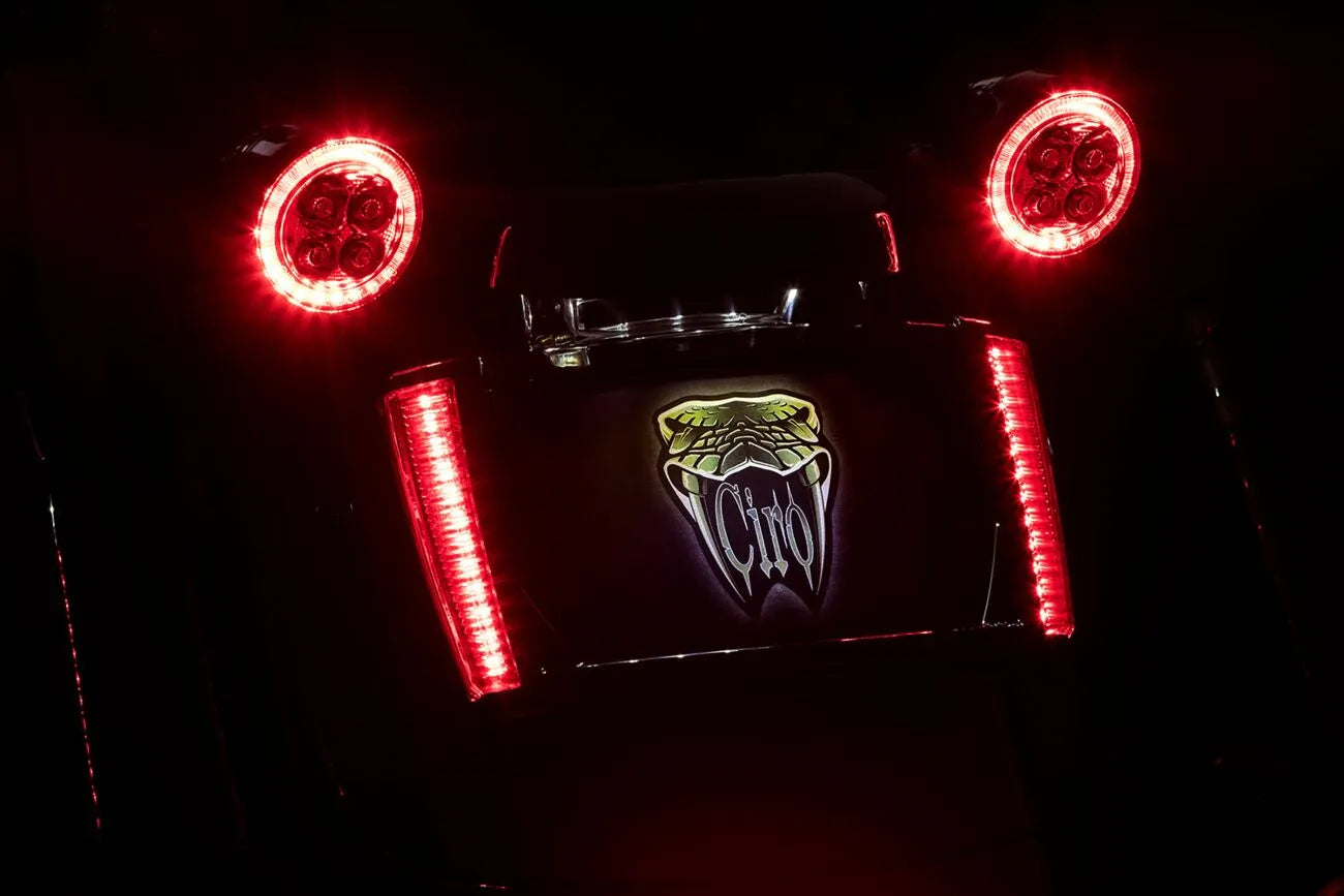 Ciro Led Lighted License Plate Frame For Harley-davidson