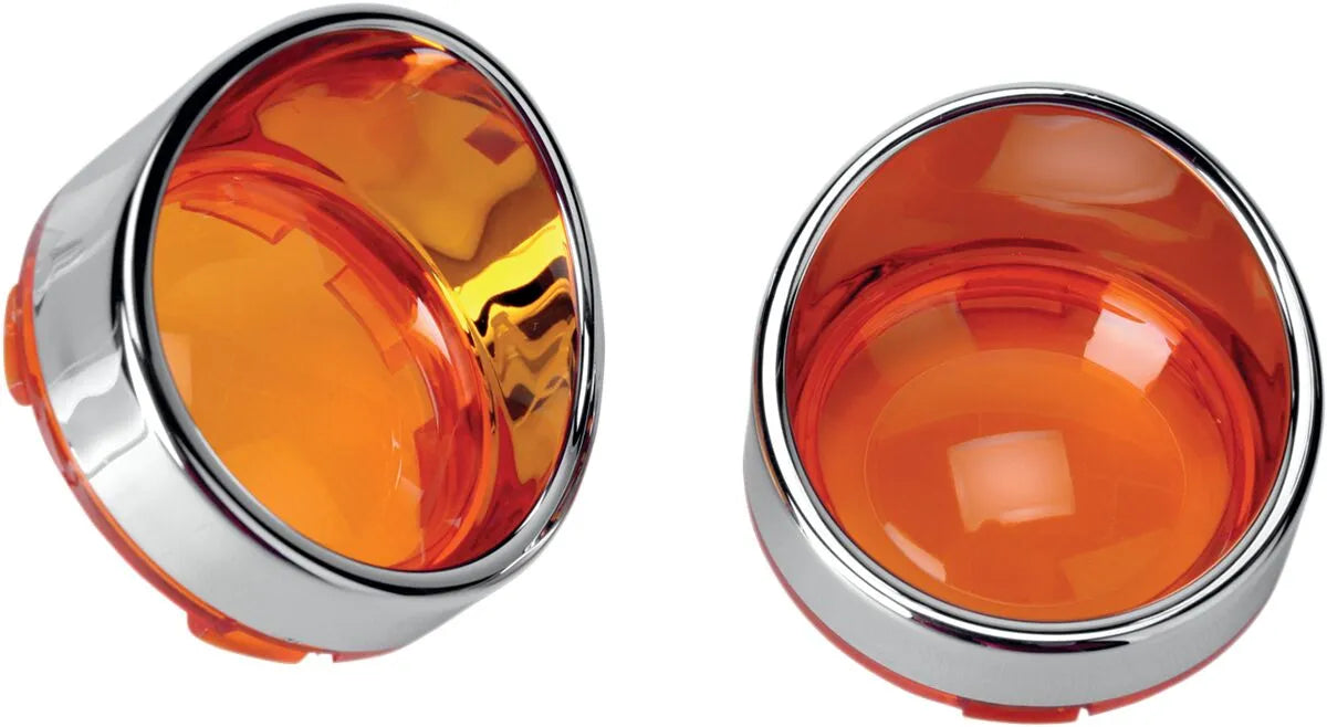 Drag Specialties Visor-style Turn Signal Bezels