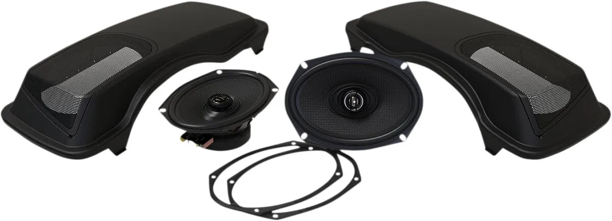 Hogtunes Saddlebag Lid Kit With 6x9 Speakers