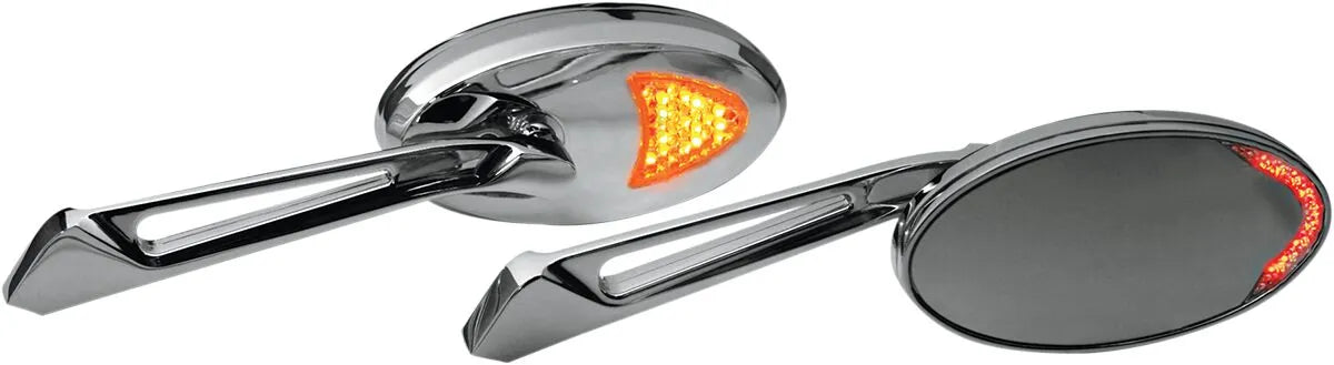 Rivco Led Accent Mirrors - Custom Motorcycle Mirrors