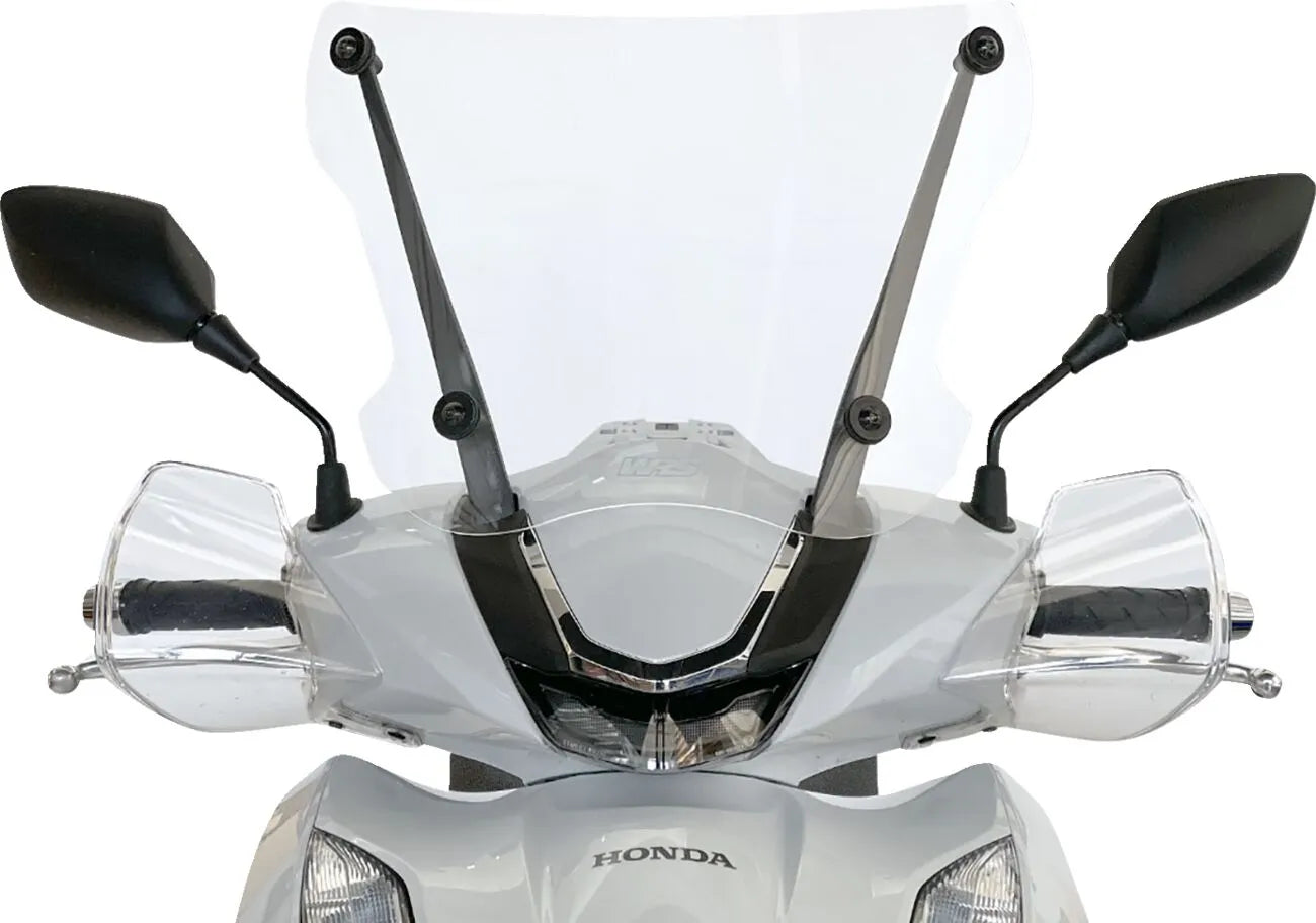 Wrs Scooter Windscreen - Clear Pmma Plexiglass