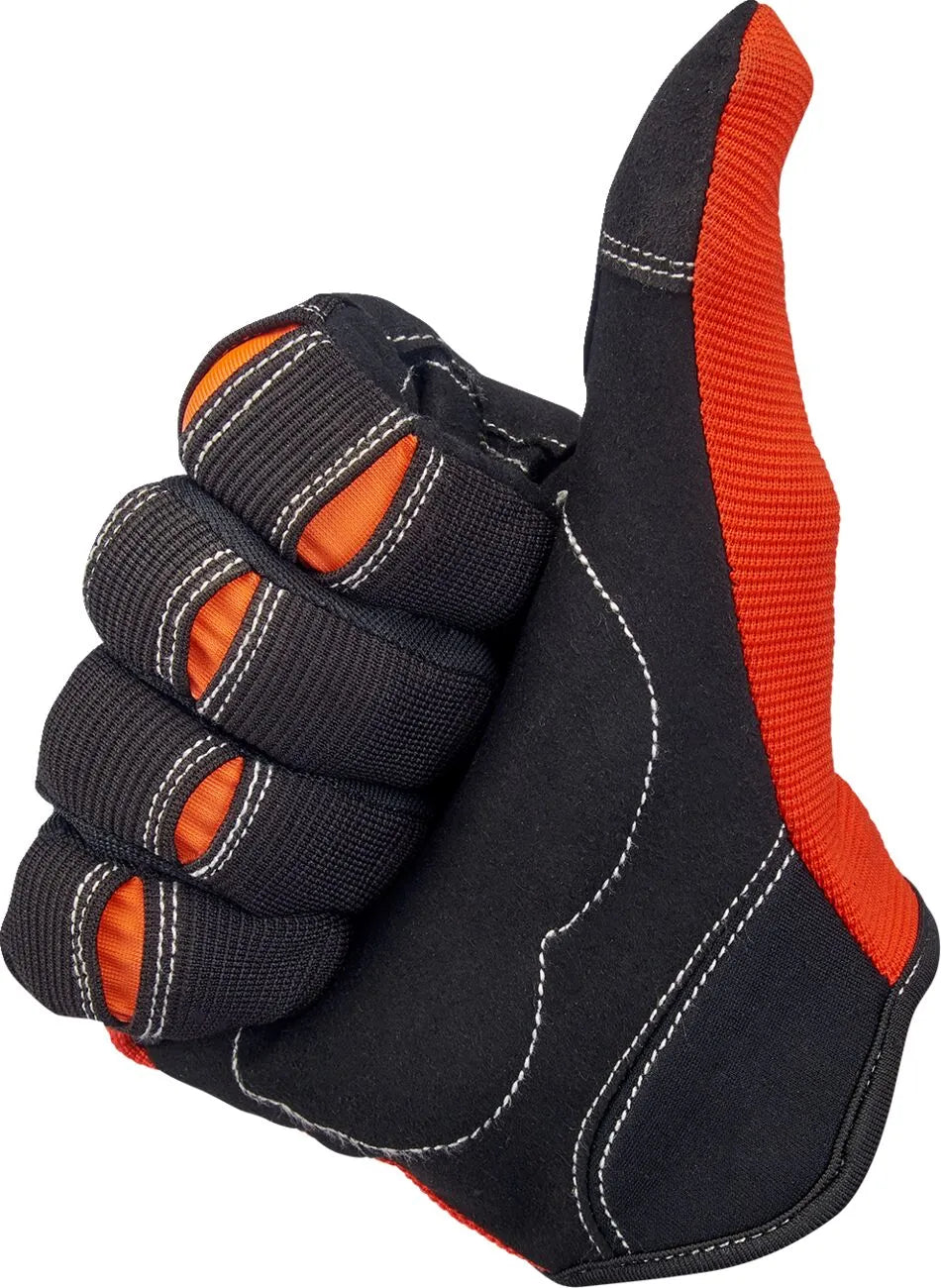Biltwell Moto Gloves - Black/Orange