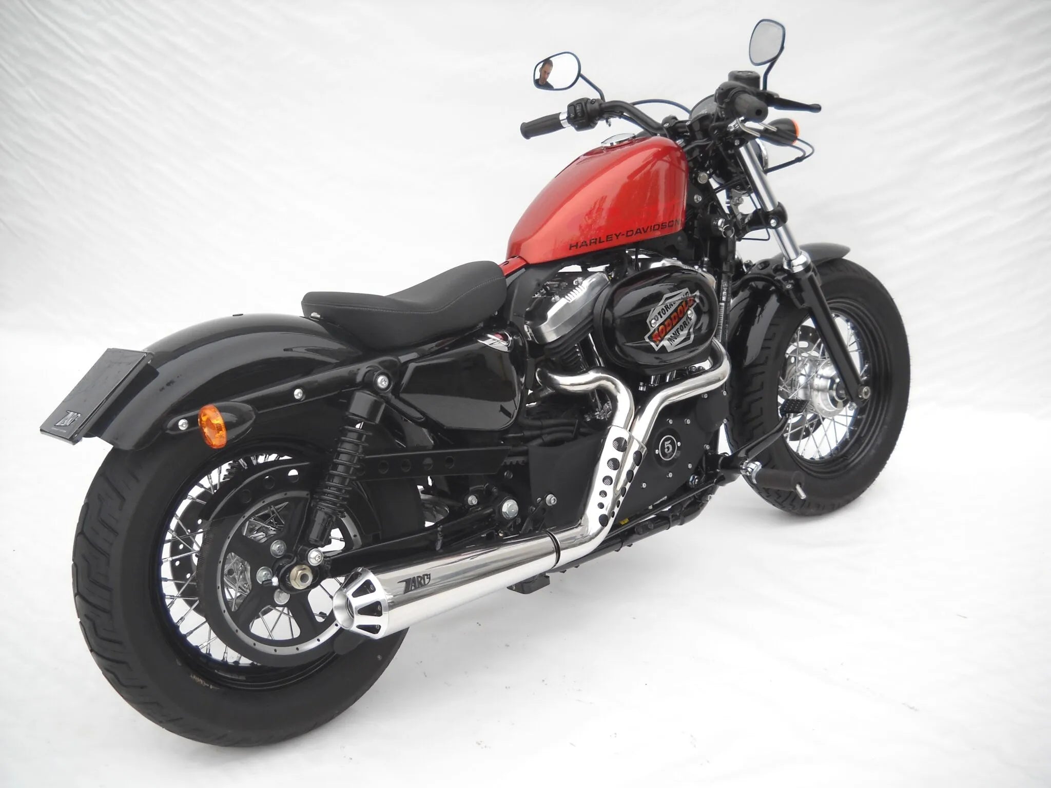 Zard Conical Full Exhaust System 2:1 For H-d Sportster