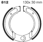 Ebc "G" Grooved Brake Shoe