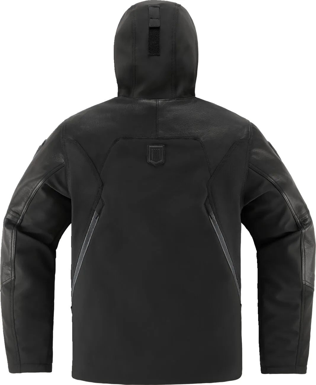 Icon Basehawk2™ Leather Motorcycle Jacket For Men - Black