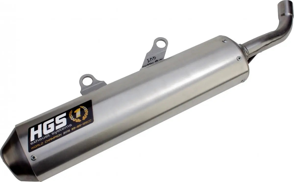 Hgs 2-stroke Silencer Exhaust With Steel End Cap
