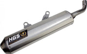 Hgs 2-stroke Silencer Exhaust With Steel End Cap
