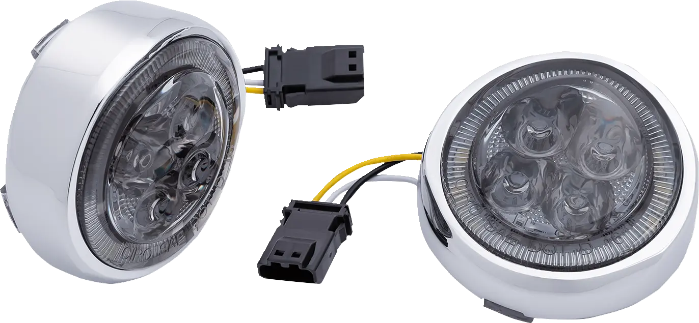 Ciro Led Fang Front Turn Signal Light Inserts