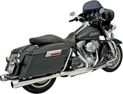 Bassani Xhaust Megaphone Slip-on Mufflers - Chrome