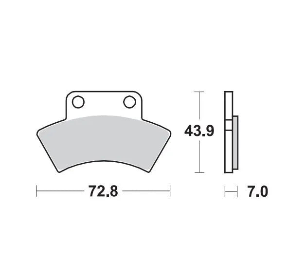 Moto-master Nitro Atv Brake Pads - Sintered Metal