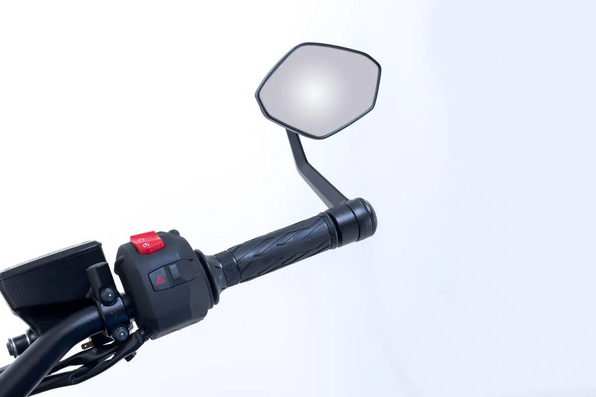 Sw-motech Bar End Mirrors - Black Aluminum