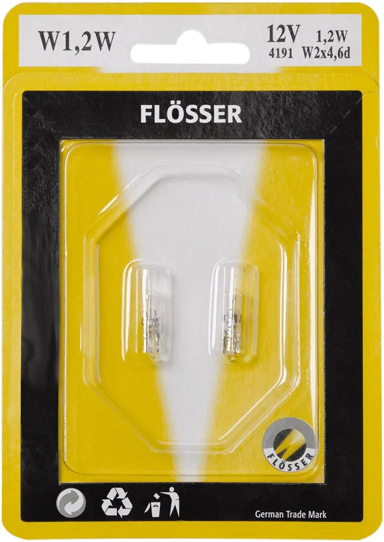 Flosser Filament Glass Wedge Bulbs 12v