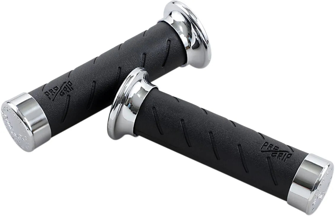 Pro Grip 862 Cruiser Grips - Black/chrome