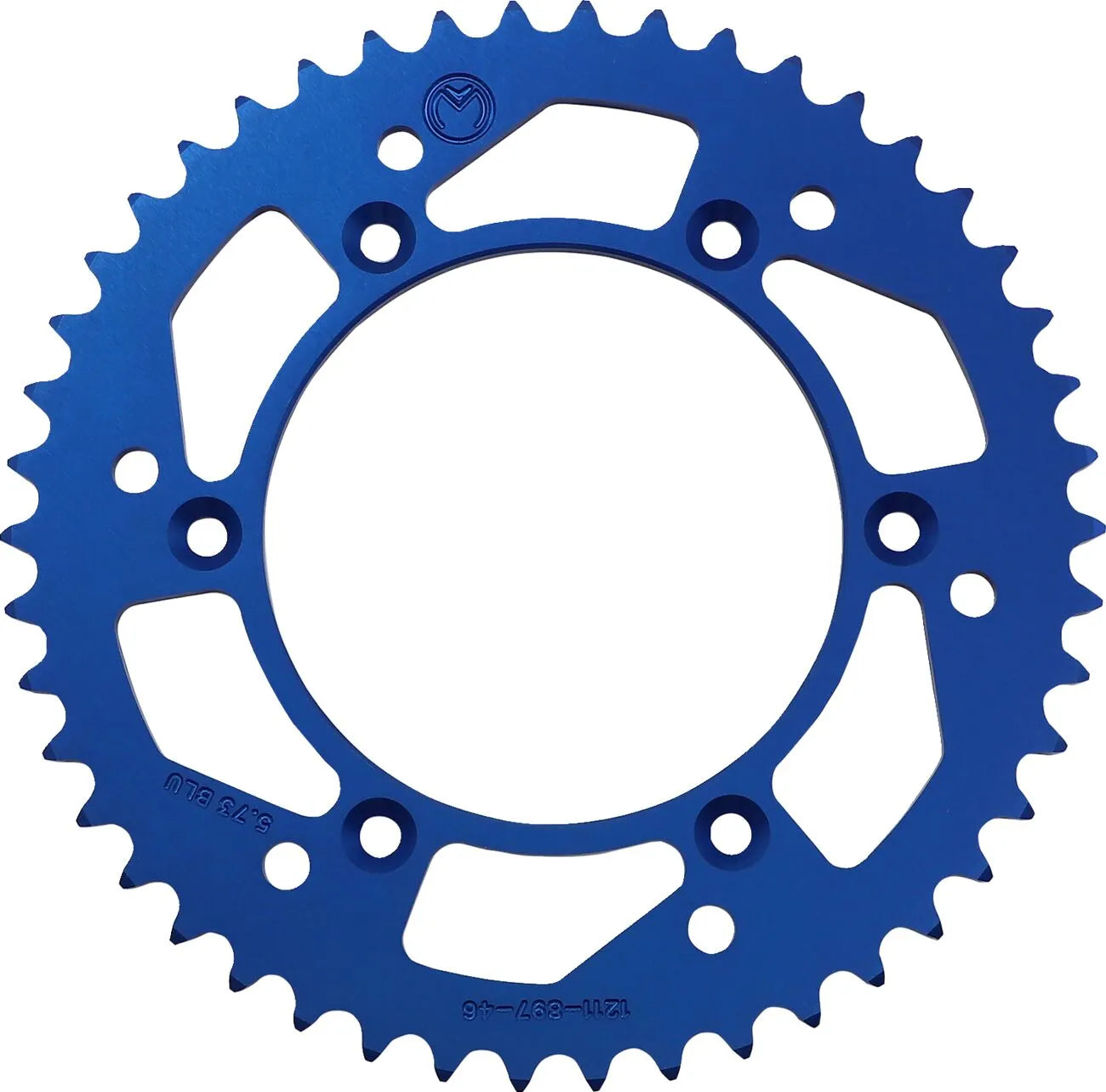 Moose Offroad Rear Aluminum Sprocket 520-46t Blue