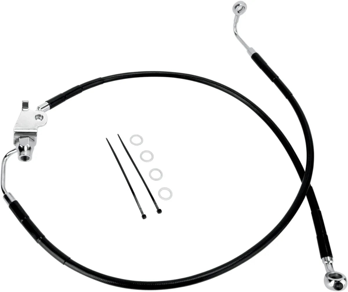 Drag Specialties Stainless Steel Brake Line Kit Rear 29-5/8"
