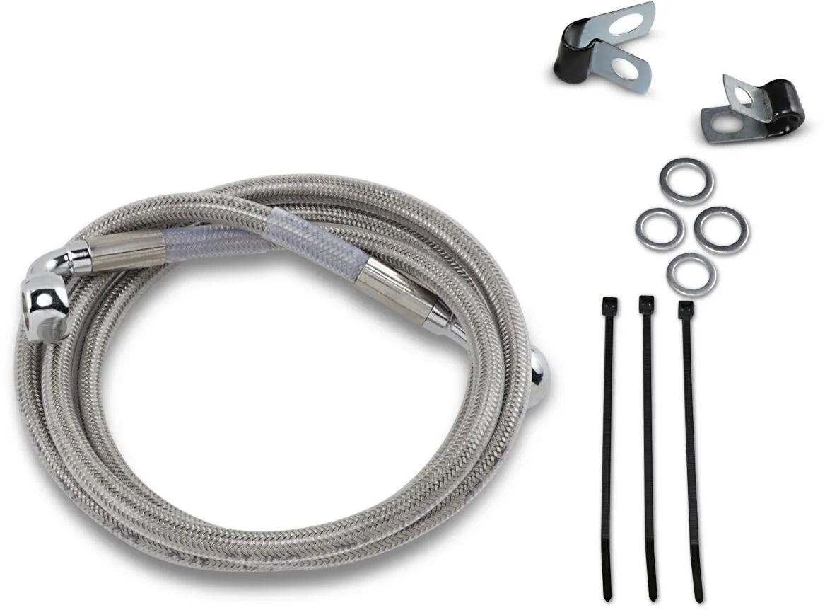 Drag Specialties Extended Brake Line Kit 46 Inch