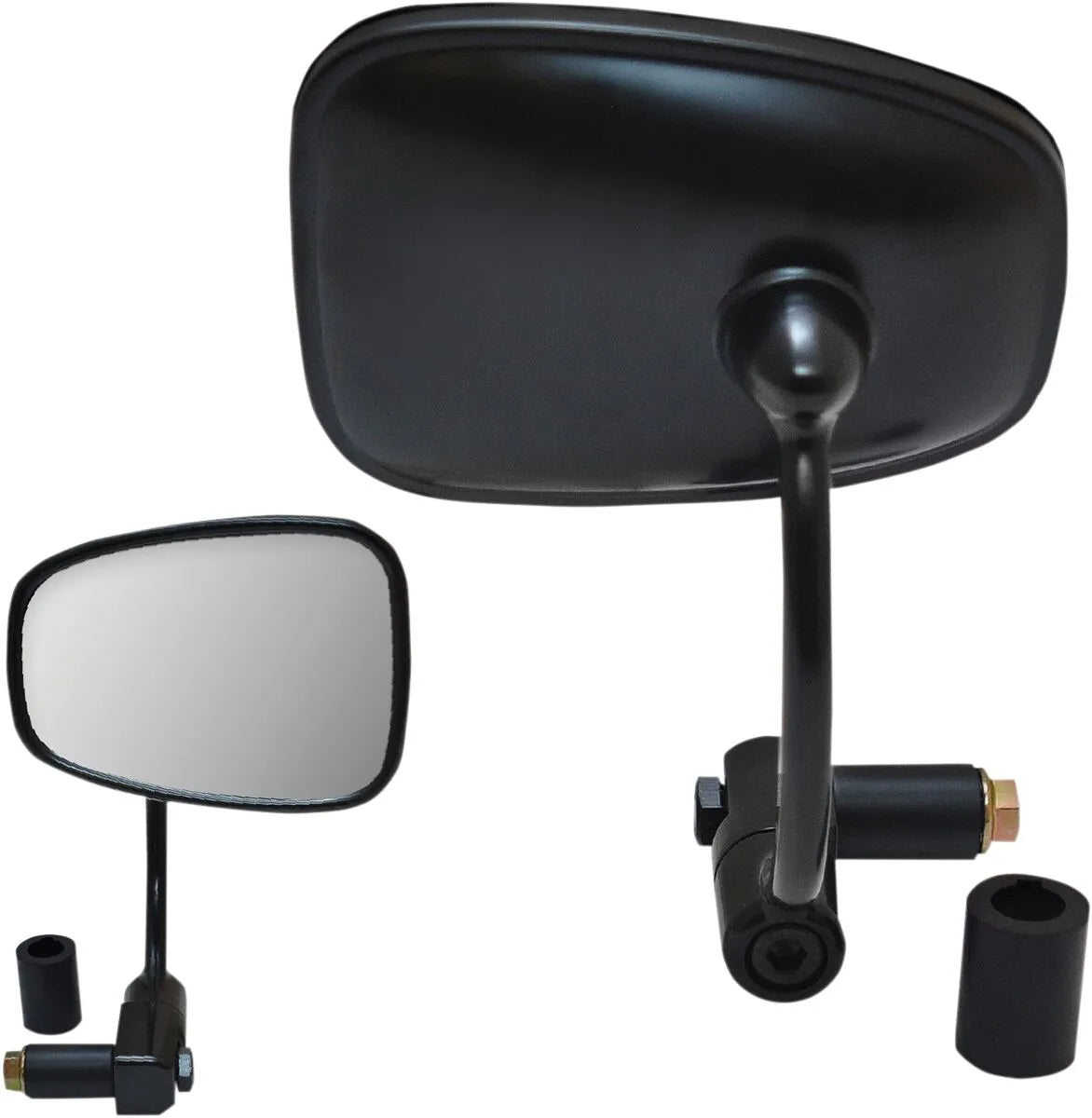 Parts Unlimited Bar End Mirror - Black