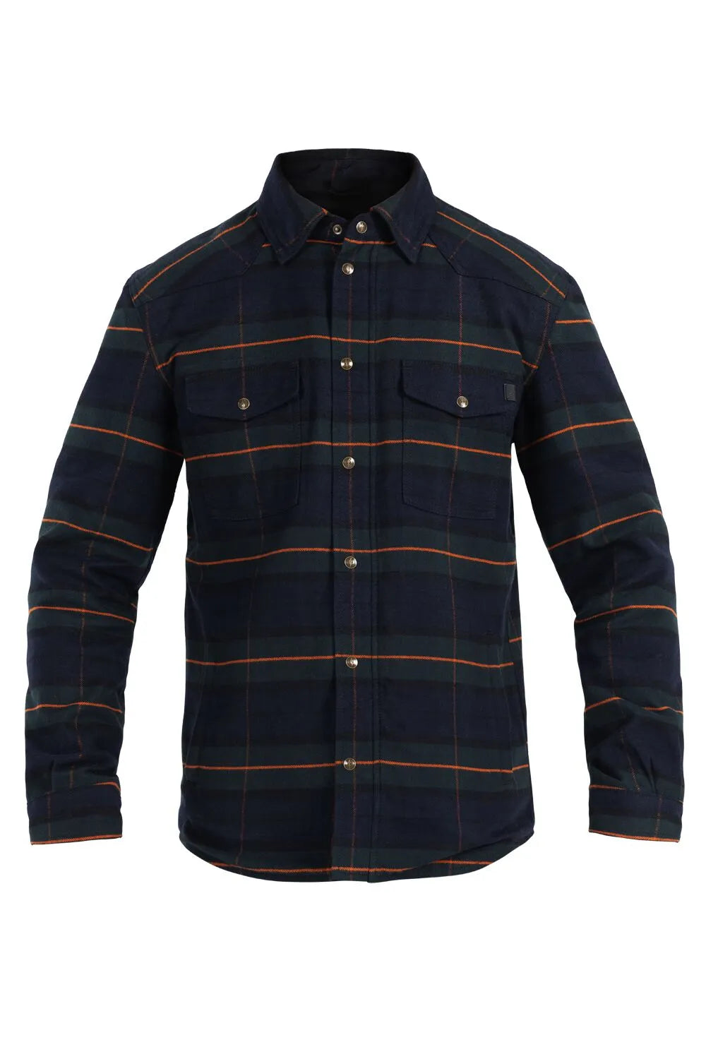 John Doe Vintage Motoshirt Jacket For Men - Green/Navy/Orange