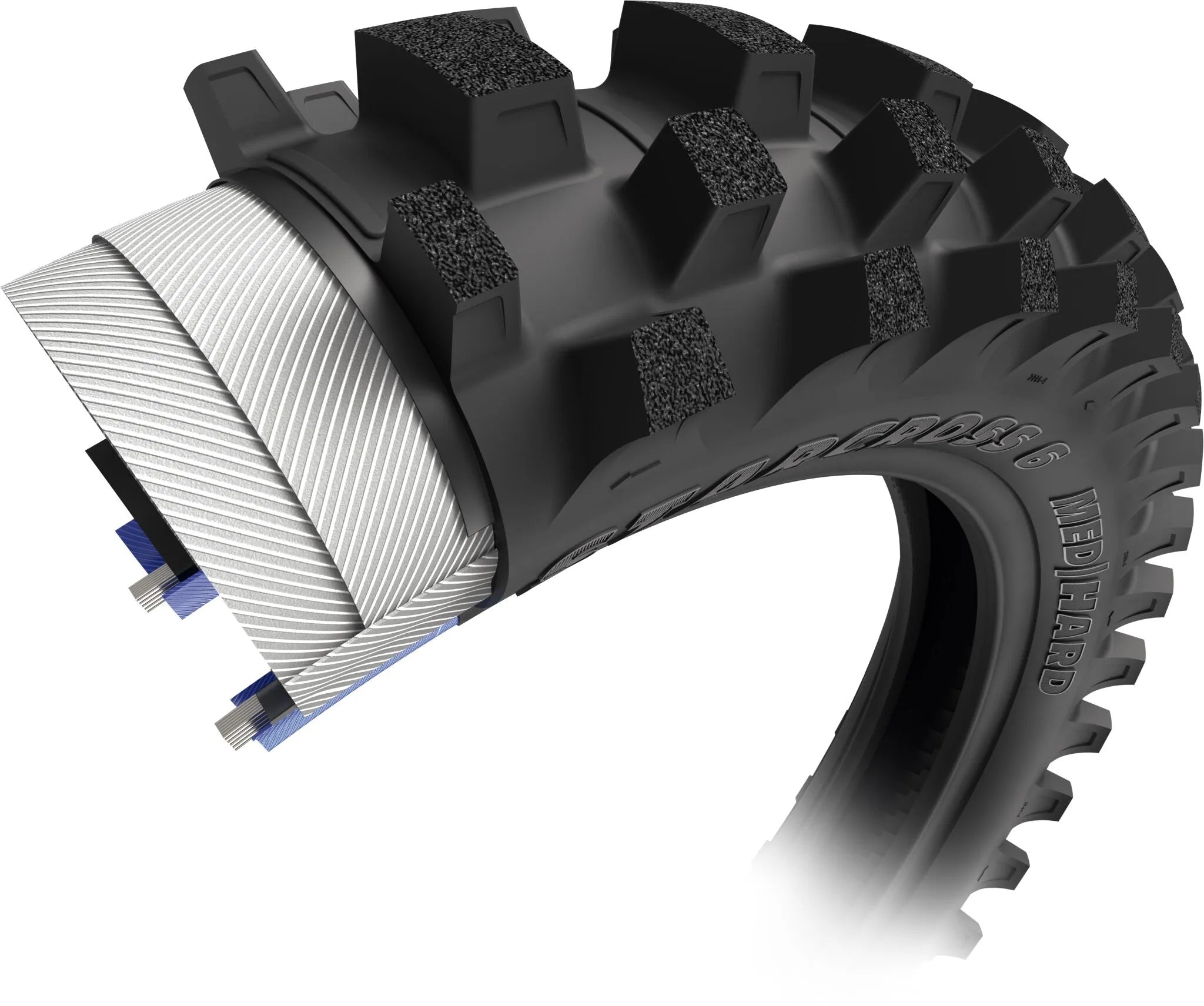 Michelin Starcross 6 Medium Hard Tire - Rear 100/90-19