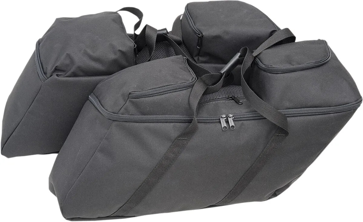 Drag Specialties Saddlebag Liners - Black Polyester