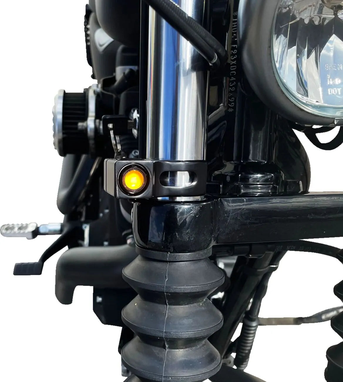 Joker Machine Fork Mount Turn Signals - 39mm