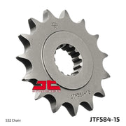 Jt Sprockets Front Sprocket - 532 Chain - 15 Tooth