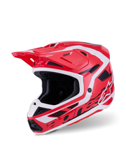 Alpinestars S-m7 Deed Helmet - Mx, Off-road - Red/black/white