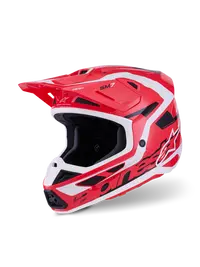 Alpinestars S-m7 Deed Helmet - Mx, Off-road - Red/black/white