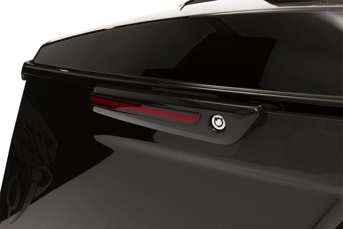 Ciro Led Saddlebag Hinge Covers - Black