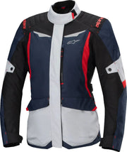 Alpinestars Stella St-1 vandtæt jakke - Sort/Blå/Grå/Rød