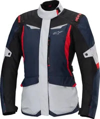 Alpinestars Stella St-1 vandtæt jakke - Sort/Blå/Grå/Rød