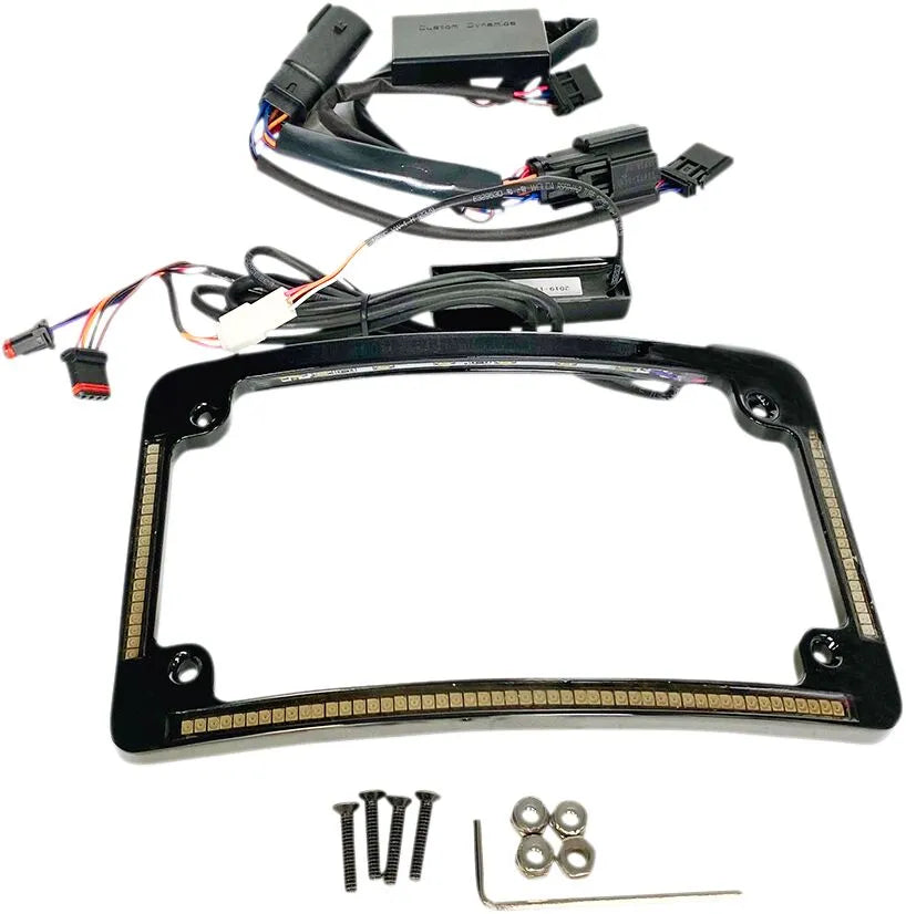 Custom Dynamics Led Radius License Plate Frame